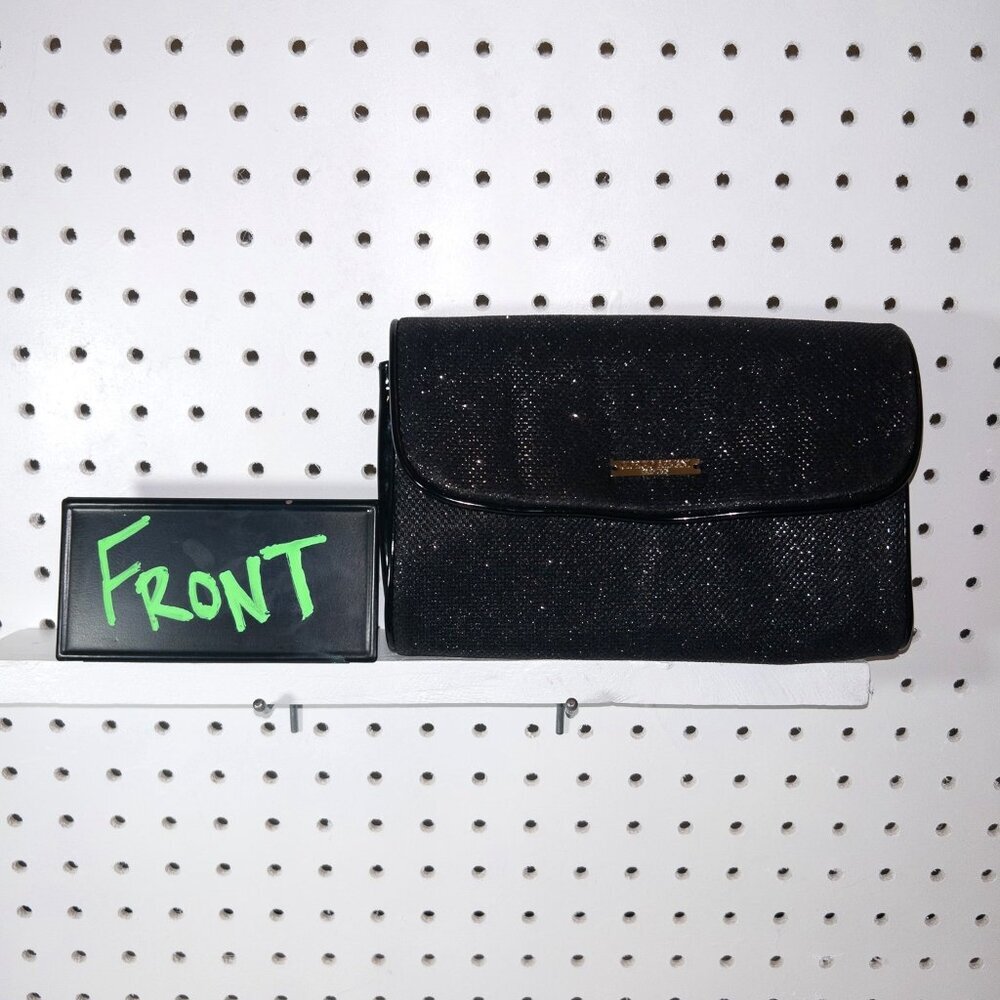 Giorgio Armani Parfume Clutch - Black Sequin 9 x 6​